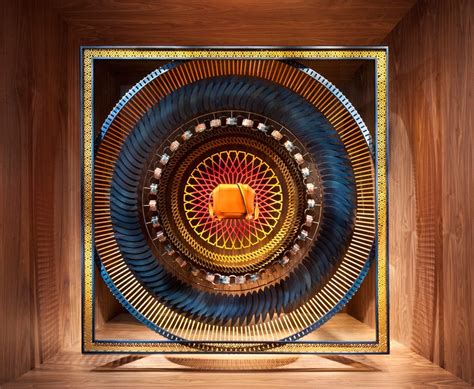 levi van veluw creates window display for Hermès new york